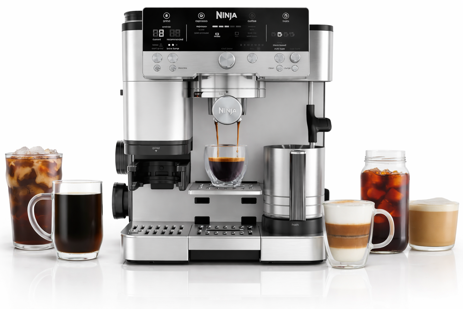 Ninja Luxe™ Café Premier 3-in-1 Espresso, Coffee & Cold Brew — Your Ultimate Coffee Machine