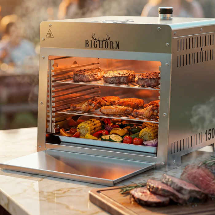 BIG HORN OUTDOORS 1500°F Infrared Steak Grill Review: The Ultimate Portable Propane Steak Grill for Restaurant-Quality Searing at Home