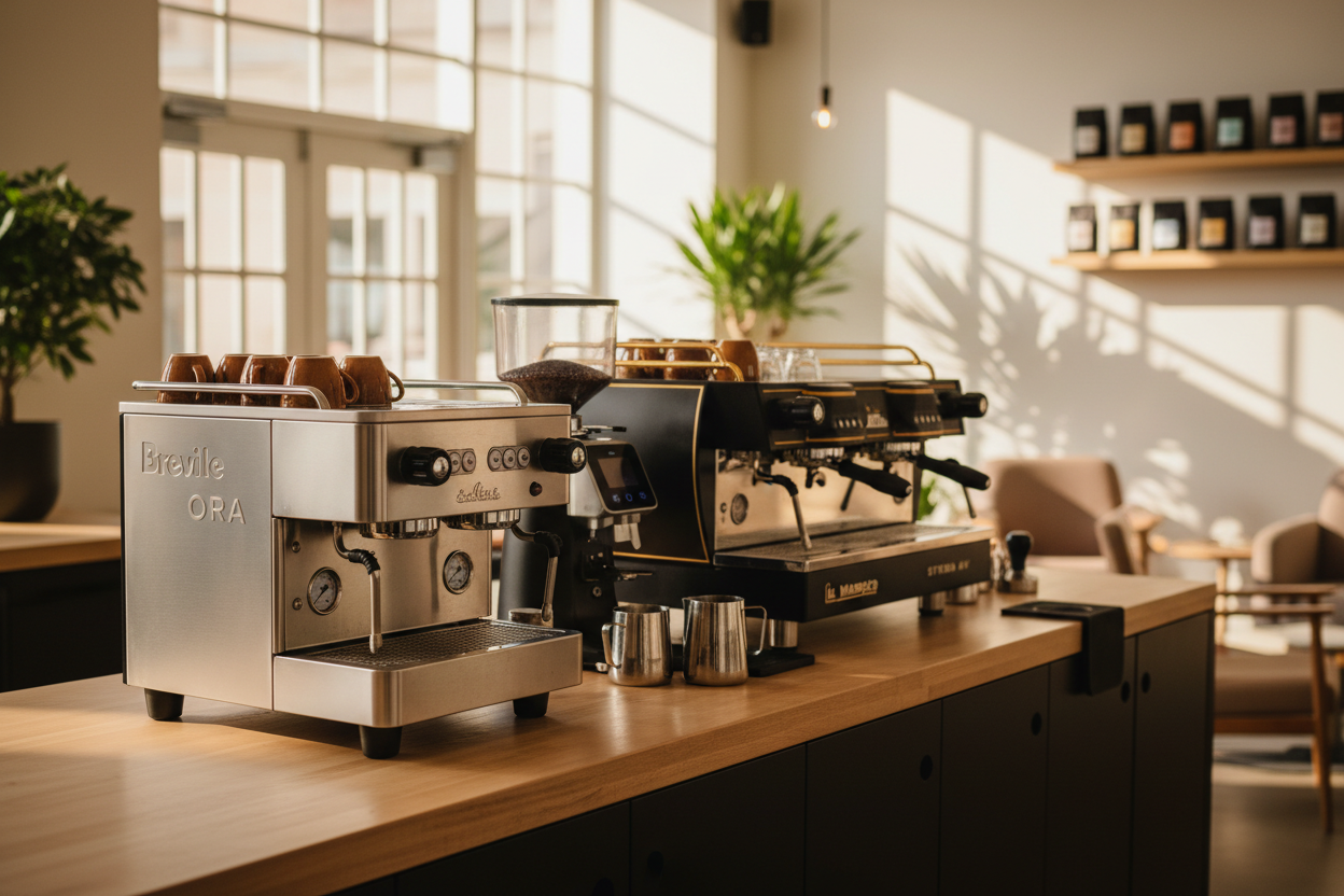 Best Espresso Machines for a Small Coffee Shop: Breville and Commercial Options