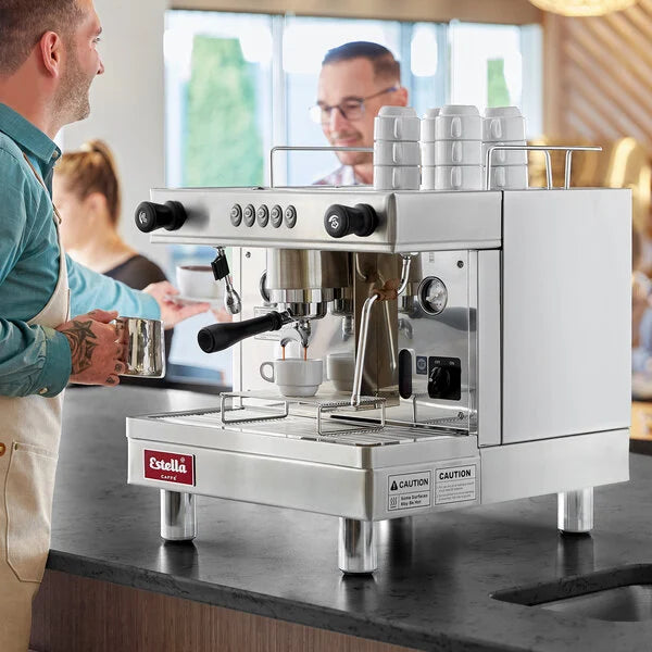 Estella Caffe ECEM1 One Group Automatic Commercial Espresso Machine (120V)