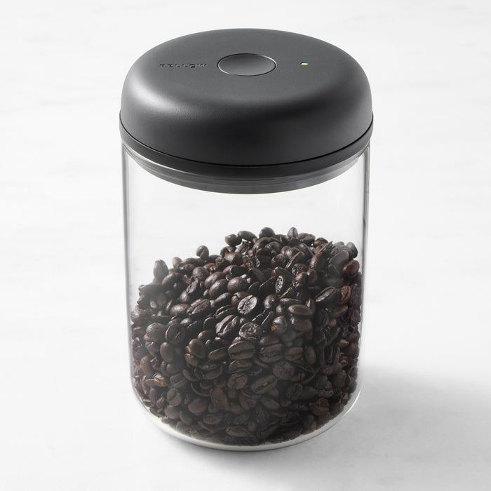 Fellow Atmos Vacuum Coffee Canister – 1.2L Stainless Steel Airtight Food Storage Container for Coffee Beans, Ground Coffee, Tea & Spices